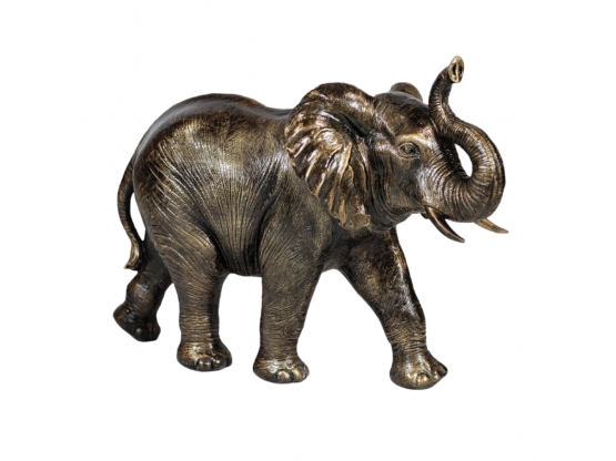 ÉLÉPHANT EN RESINE LONGUEUR 66 CM