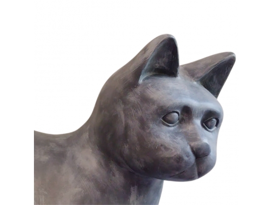 STATUE CHAT XXL EN RESINE H 150CM