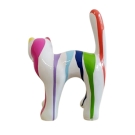 CHAT MINI EN RESINE H 16,5CM