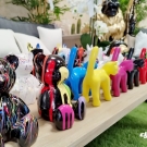 CHAT MINI EN RESINE H 16,5CM