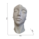 STATUE VISAGE EN RESINE H 50 CM