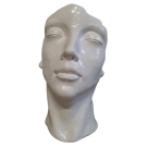 STATUE VISAGE EN RESINE H 50 CM