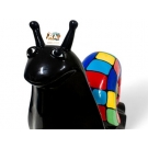 STATUE PINGOUIN EN RESINE SMARTIES 45 CM